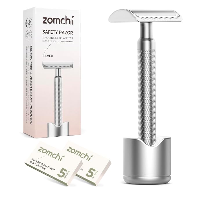 Noble Silver Razor with Stand