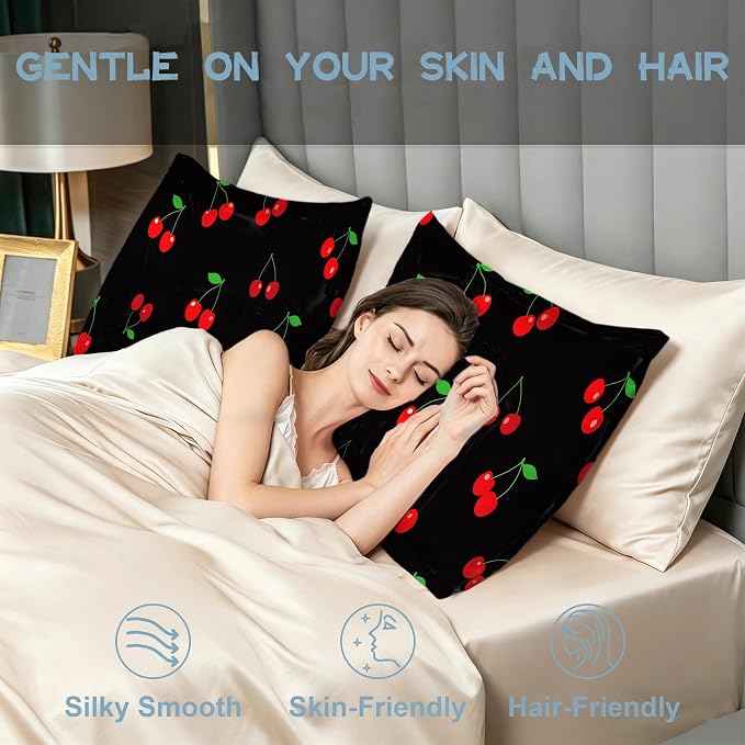 Cute Cherries Black