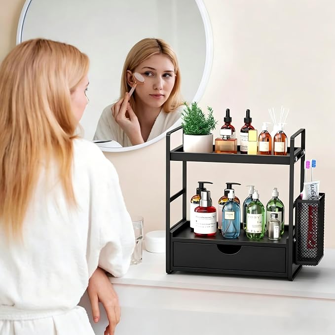 Black With Drawer