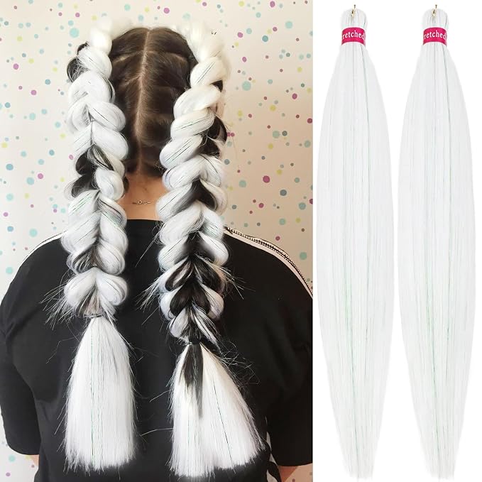 white mix tinsel