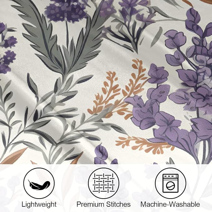 Purple Floral Plant