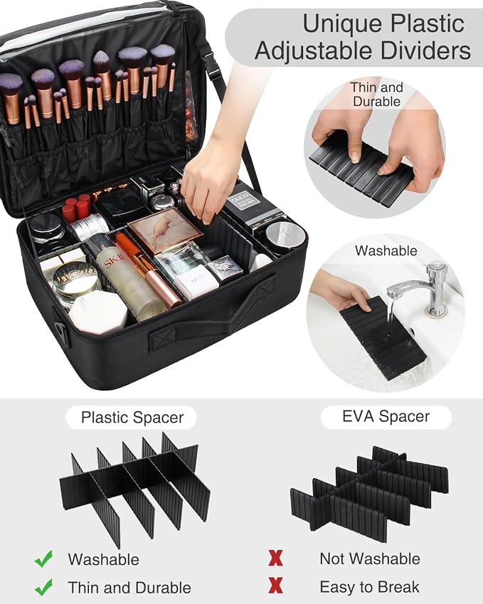 plastic dividers black