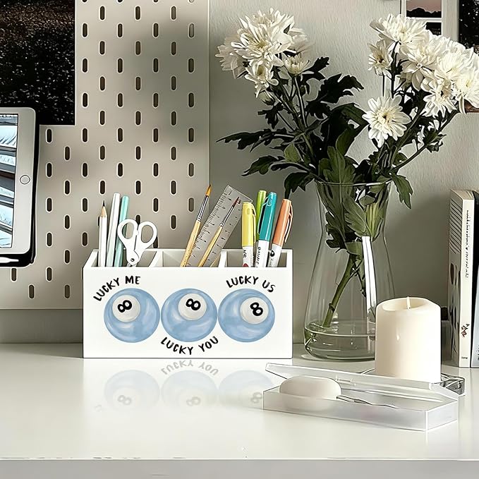 03-Light Blue Pen Pencil Holder