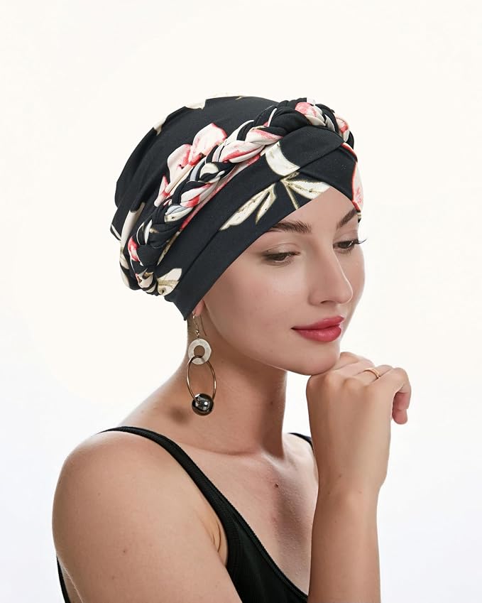 Braid Floral Black