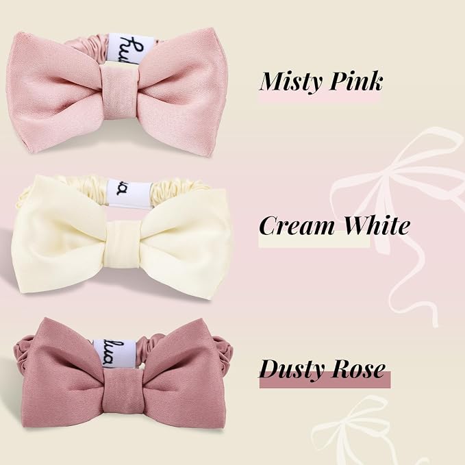 Cream White & Misty pink & Dusty Rose