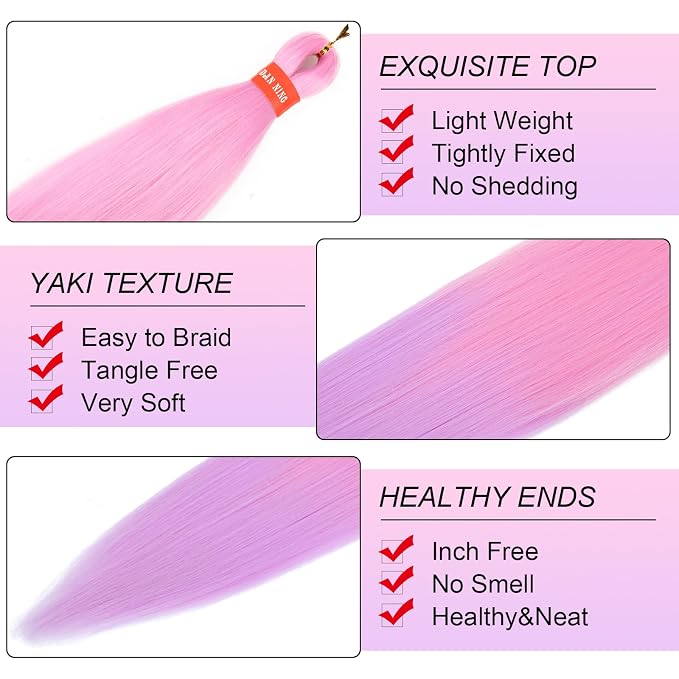 ombre pink/lavender