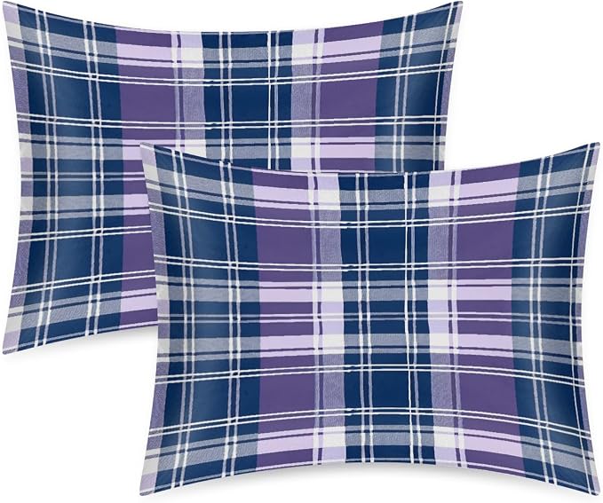 Blue Purple Plaid