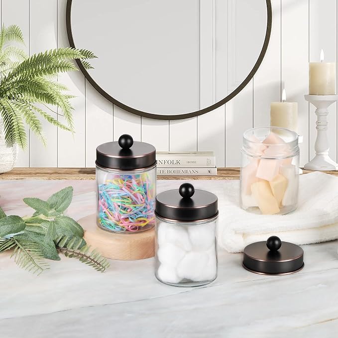 Jar Clear/Lid Oil Rubbed Bronze