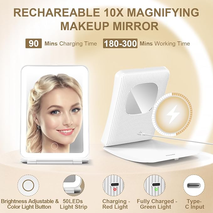 10x Magnifying-white