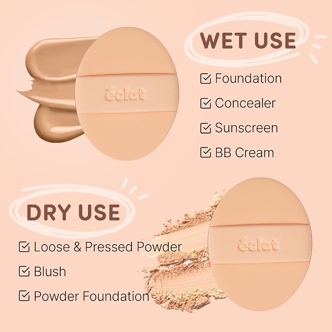 Rubycell Puff Nude Oval 2pcs