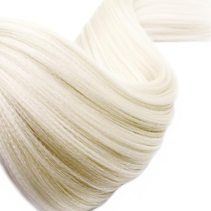 White Blonde Braiding Hair