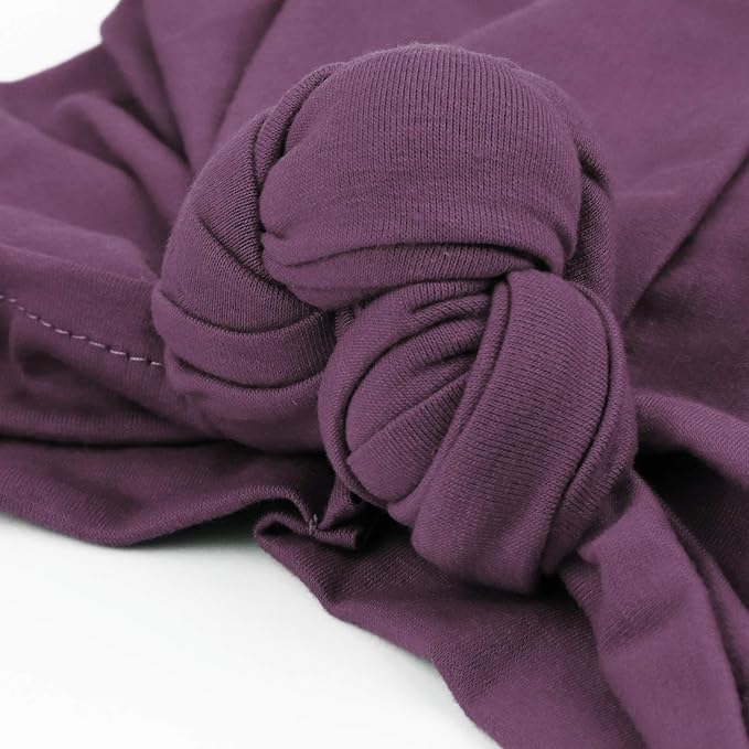 5 Pack Knotted : Black, Rose, Teal, Purple, Khaki