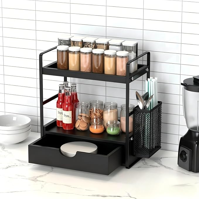 Black With Drawer