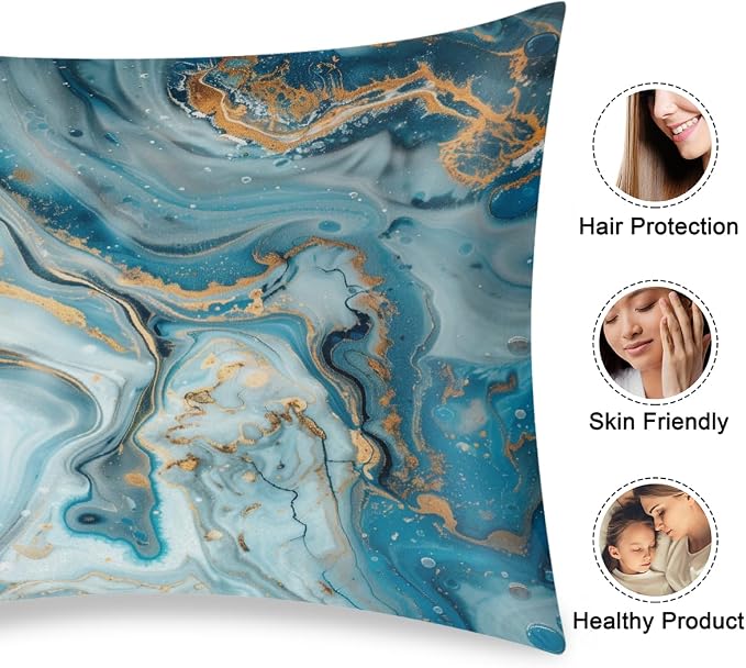 Blue Gold Marble