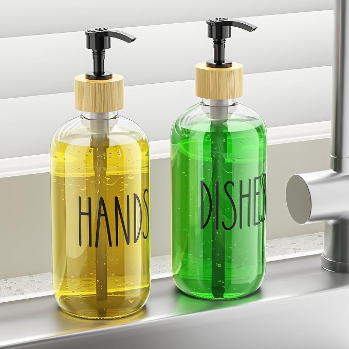 2 Pack Clear Bottle