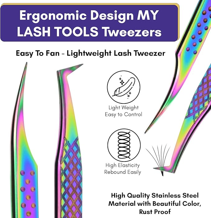 Lash Tweezers Set/Ftlt-35