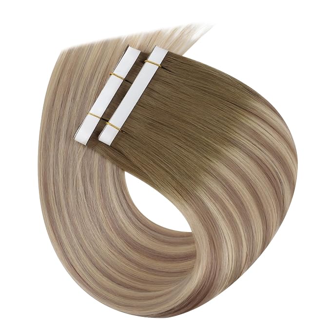 #8/60/18 Light Ash Brown to Ash Blonde and Dirty Blonde
