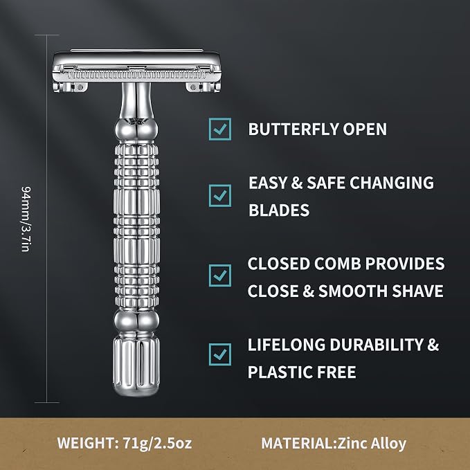 Butterfly Razor (Silver)