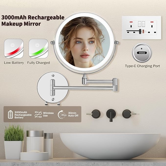 Chrome Wall-mounted