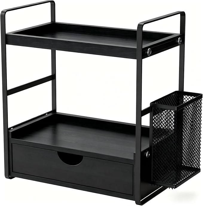 Black With Drawer