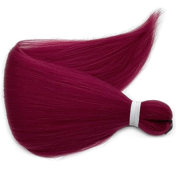 Burgundy Braiding Hair