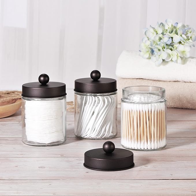 Jar Clear/Lid Bronze
