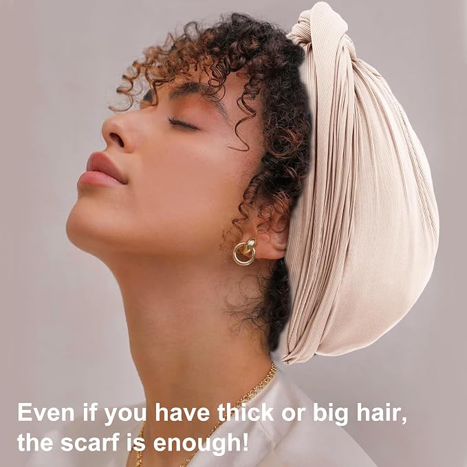 2 Pack Head Wrap: Apricot, Black