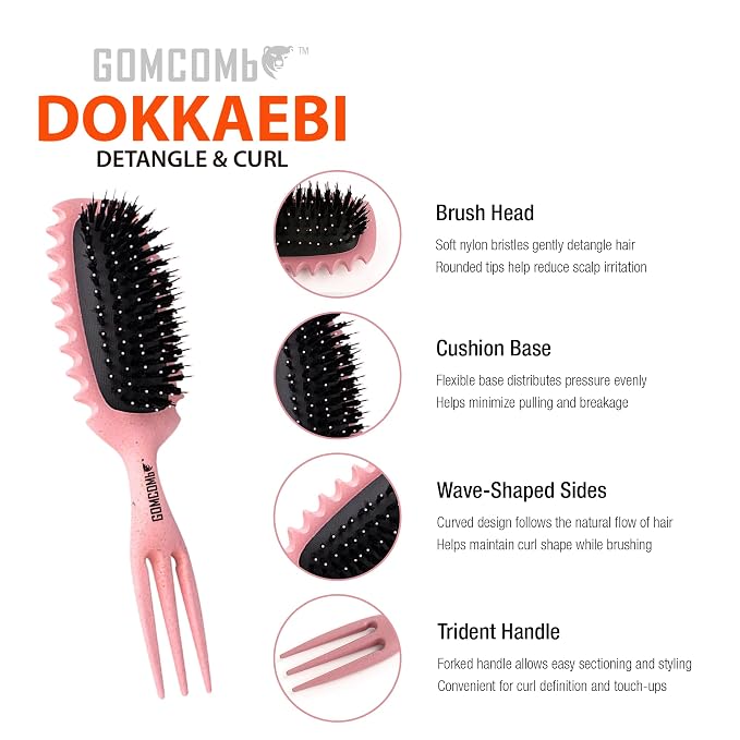 Pink - Nylon Bristles