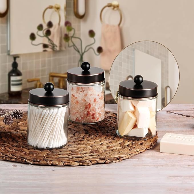 Jar Clear/Lid Oil Rubbed Bronze