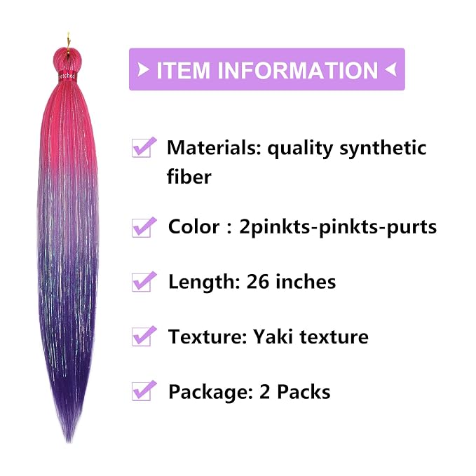 ombre pink/purple