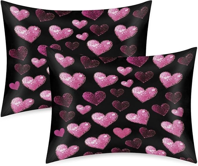 Pink Black Heart