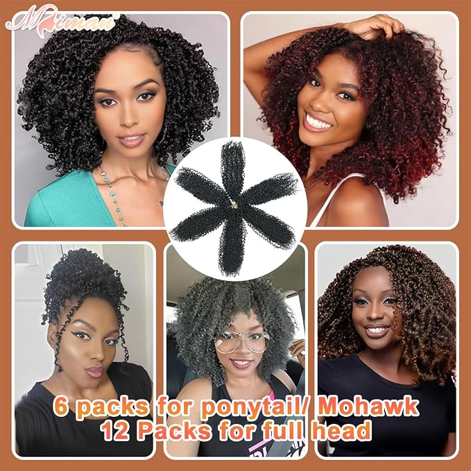 Yanky Twist Crochet Hair-Black