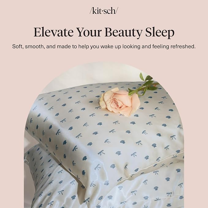 Pearlized Cream & Coastal Blue Print