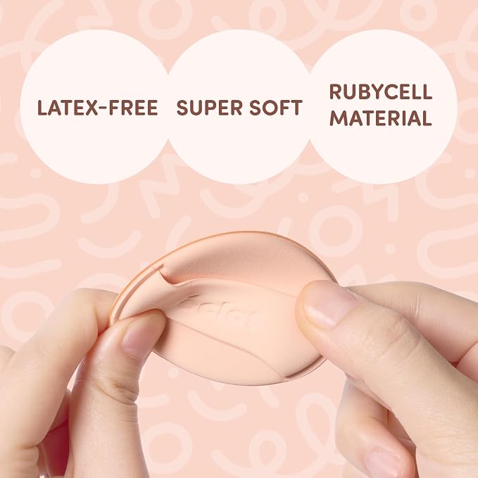 Rubycell Puff Nude Oval 2pcs
