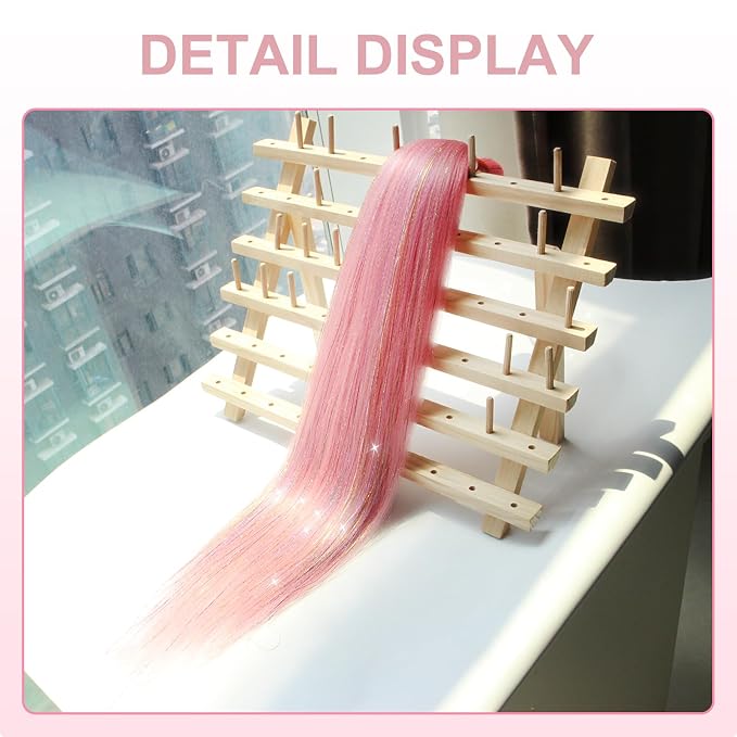 pink mix tinsel