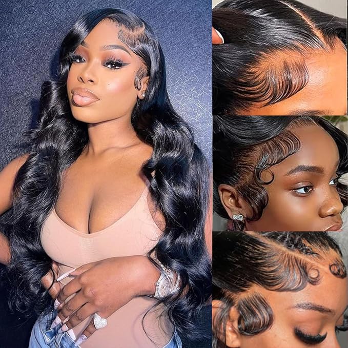body wave bundles with 13x4 frontal