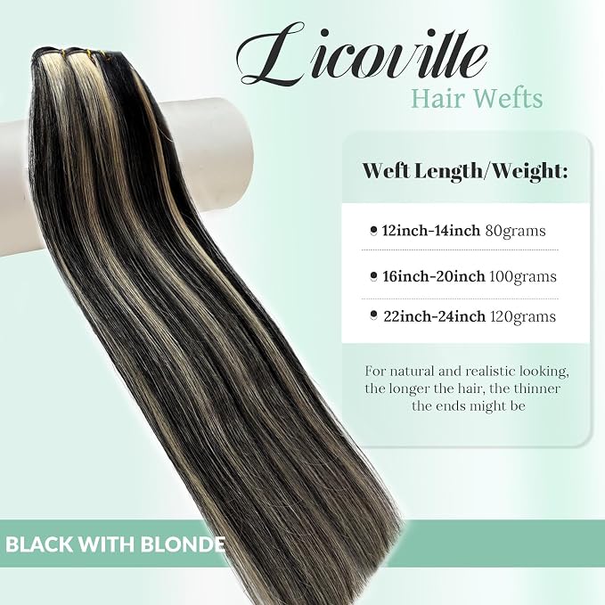#1/613 Black with Blonde Highlights