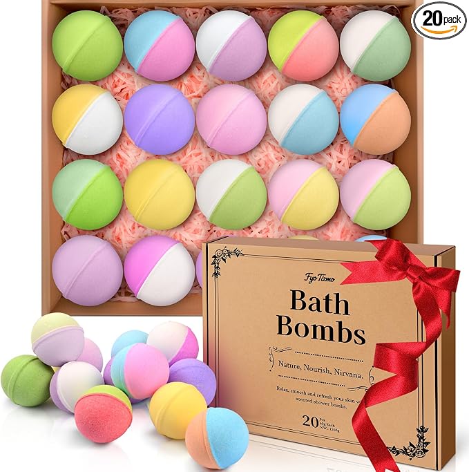 *20 Pack Bath Bombs Set
