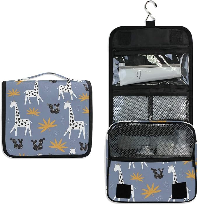 Cute Giraffe Tropical Leaves