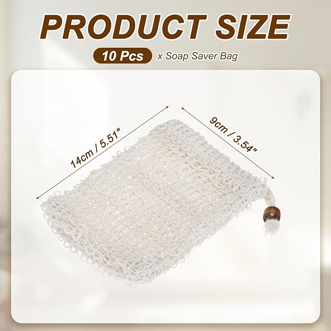 Beige With Light Brown Wooden Bead