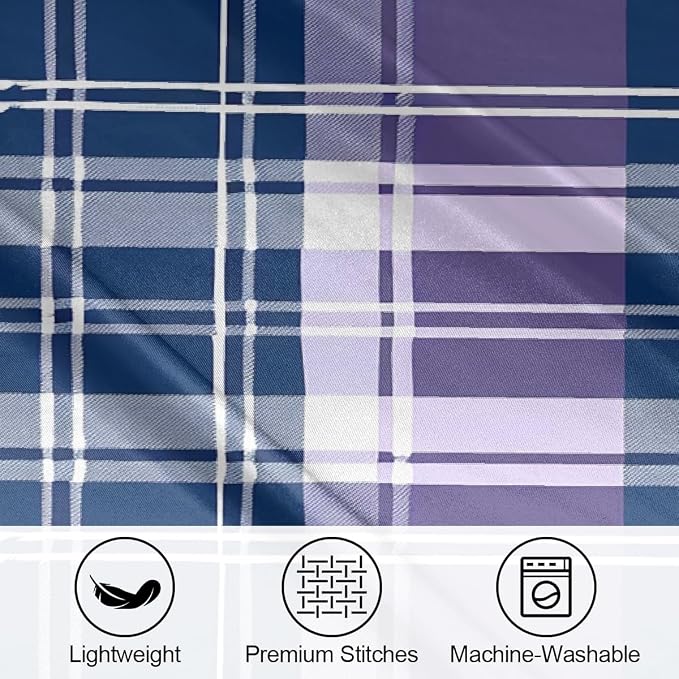 Blue Purple Plaid