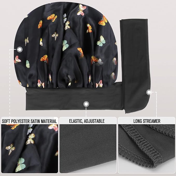 Butterfly Pattern Purple+ Black