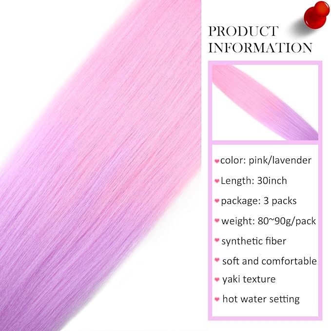 ombre pink/lavender