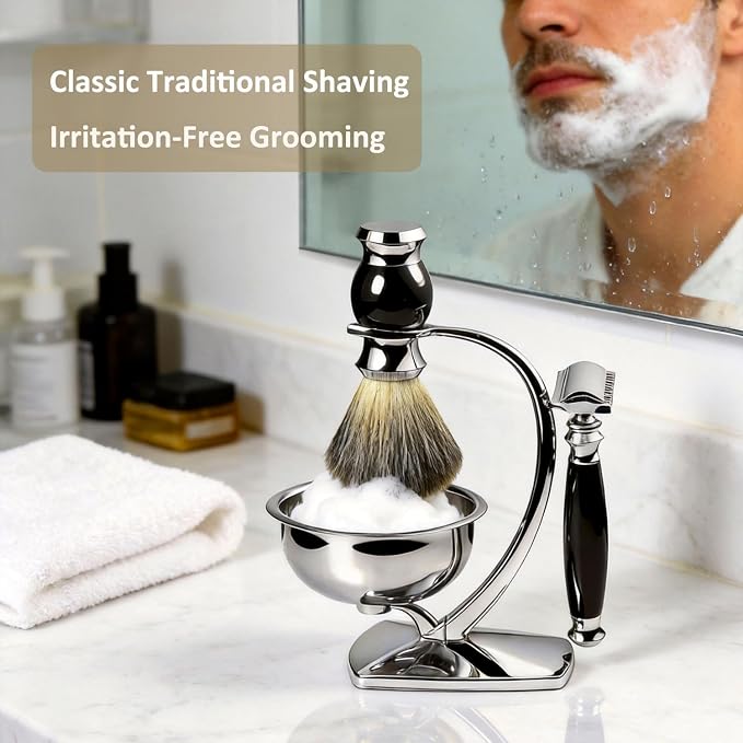Black Shaving Brush-1