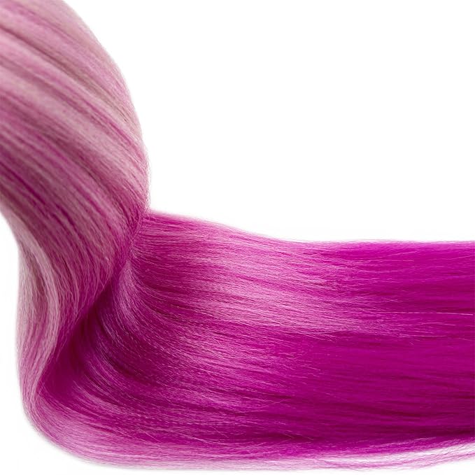 Blonde Pink Ombre Braiding Hair
