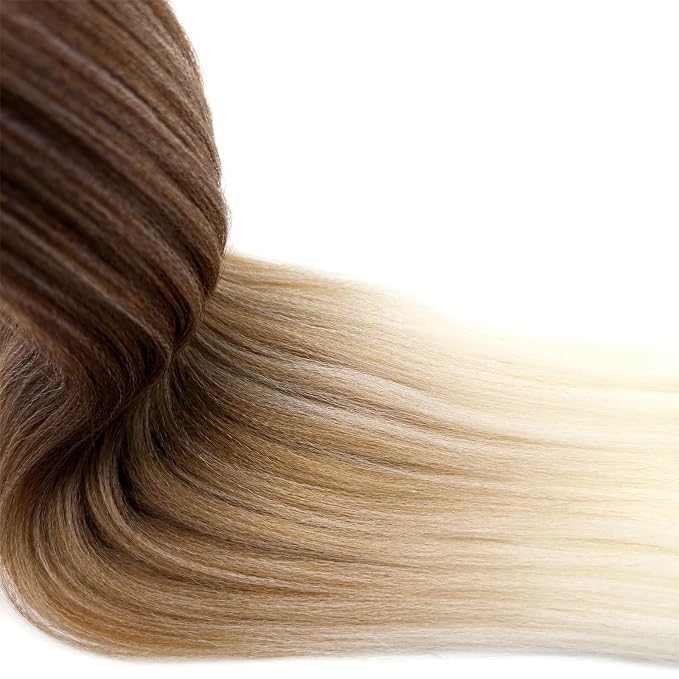 Brown White Ombre Braiding Hair