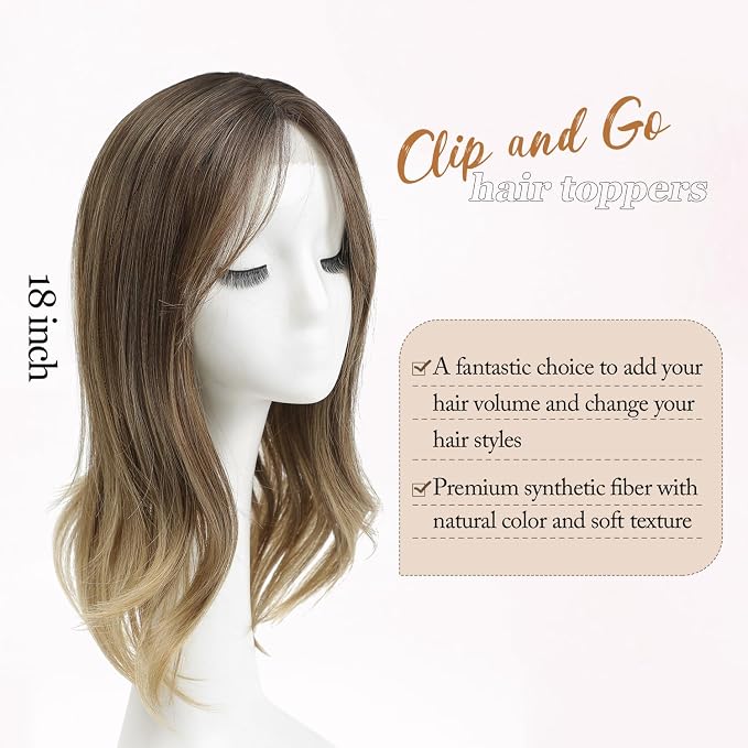 Medium Brown Root to Ash Blonde Ombre