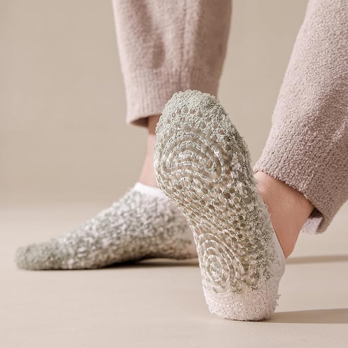 Green/Gray/Khaki/Pink 4-pairs