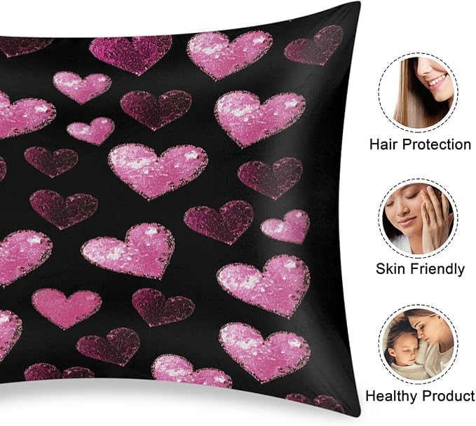 Pink Black Heart