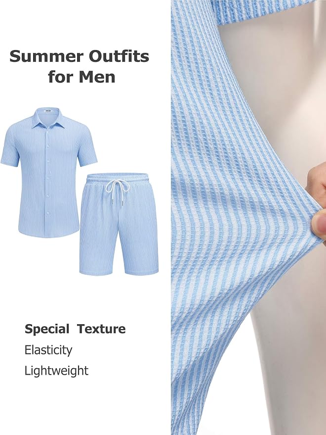White Blue Stripe
